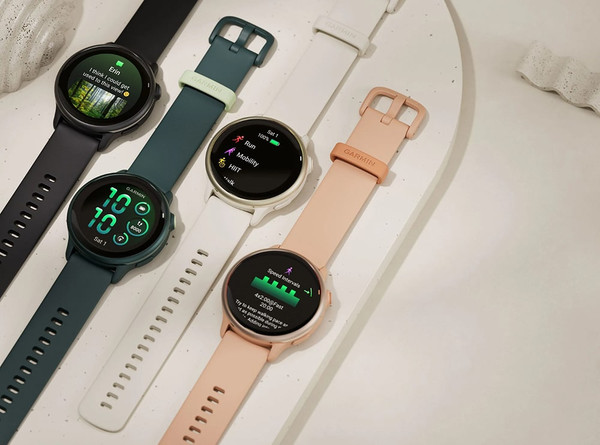 Изображение товара Умные часы Garmin Vivoactive 6  / 010-02985-01 (лунное золото)