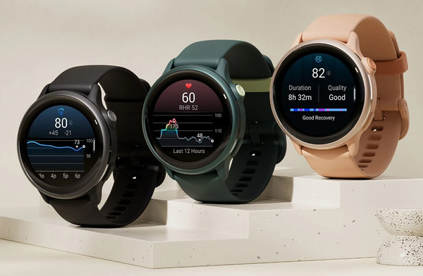 Изображение товара Умные часы Garmin Vivoactive 6  / 010-02985-01 (лунное золото)