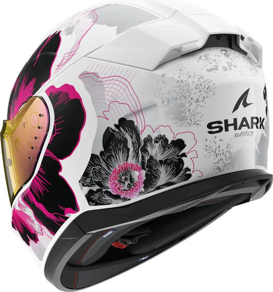 Изображение товара Мотошлем Shark Helmets D-SKWAL 3 Mayfer HE0926E-WVA-S (S, белый/фиолетовый/антрацит)