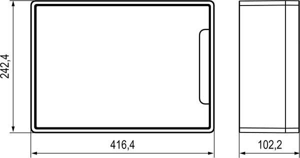 Изображение товара Бокс пластиковый DKC Frame 18М / F18W1WT