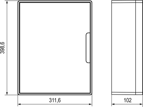 Изображение товара Бокс пластиковый DKC Frame 24М / F24W1WT