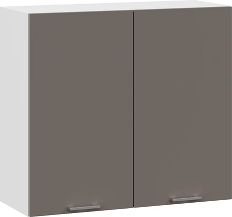 Изображение товара Шкаф навесной для кухни ТриЯ Габриэлла 1ВВ8 с двумя дверьми (белый/муссон)