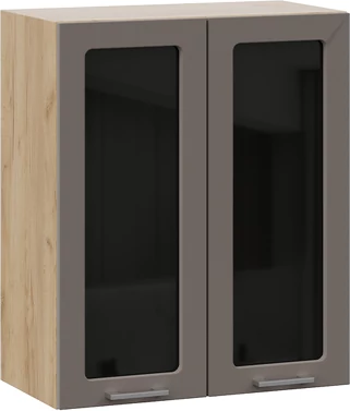 Изображение товара Шкаф навесной для кухни ТриЯ Габриэлла 1ВВ6С с двумя дверьми (дуб крафт золотой/муссон)