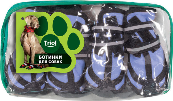 Изображение товара Ботинки для собак Triol Комфорт / 12241092 (S, синий)