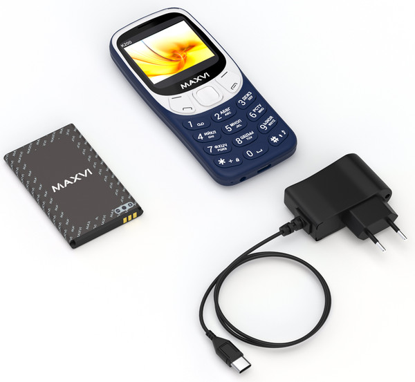 Изображение товара Мобильный телефон Maxvi K200 (синий)