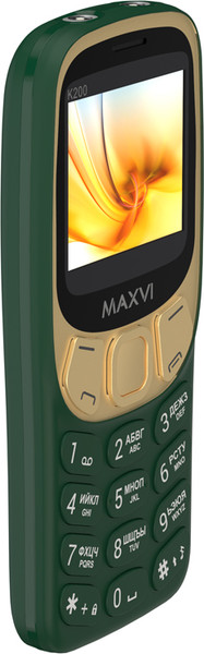 Изображение товара Мобильный телефон Maxvi K200 (темно-зеленый)