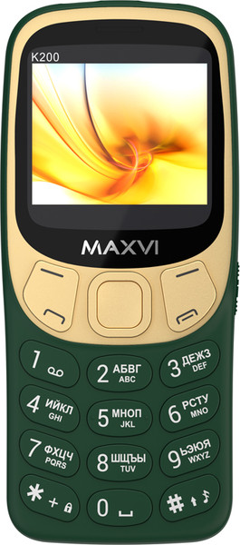 Изображение товара Мобильный телефон Maxvi K200 (темно-зеленый)