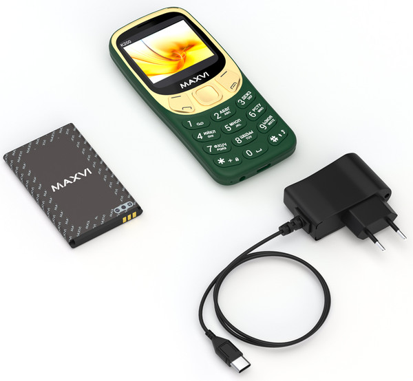 Изображение товара Мобильный телефон Maxvi K200 (темно-зеленый)