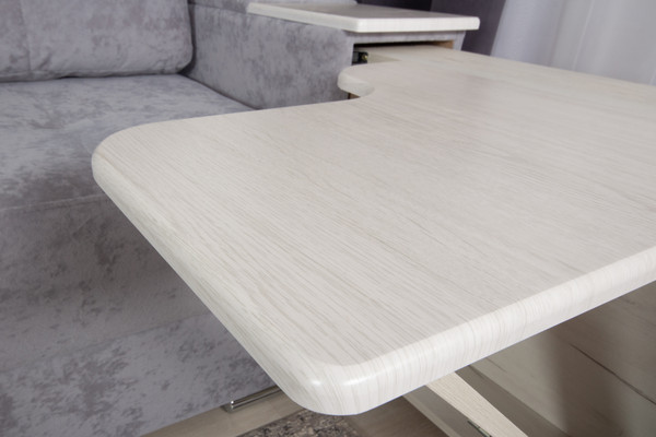 Изображение товара Диван DiArt Бруклин НПБ (велюр Sensey silver/прав/крафт)