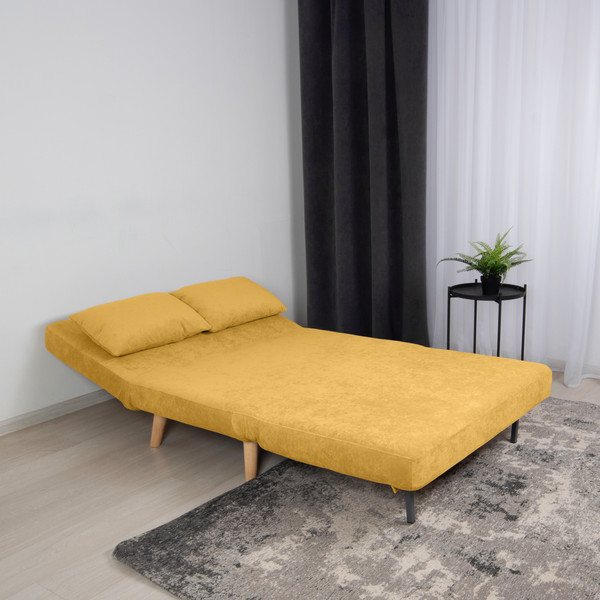 Изображение товара Диван DiArt Элли 1000 (велюр Sensey mimosa/ножки светлые)