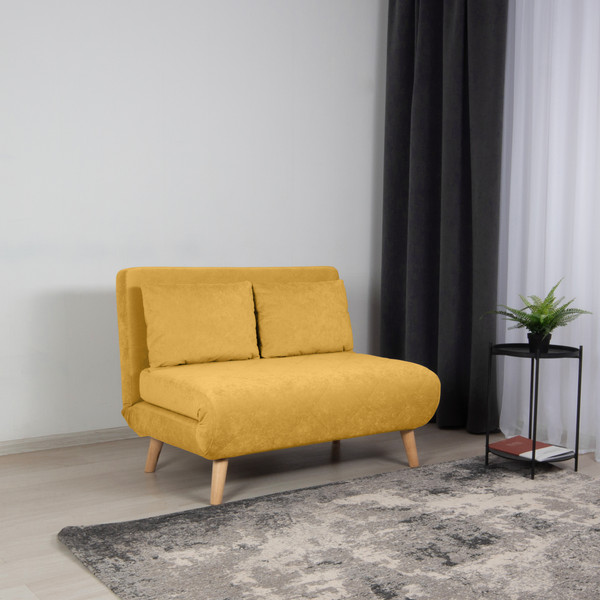 Изображение товара Диван DiArt Элли 1000 (велюр Sensey mimosa/ножки светлые)