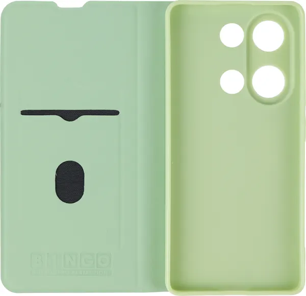 Изображение товара Чехол-книжка Bingo Magnetic для Xiaomi Redmi Note 13 Pro 4G/Poco M6 Pro (зеленый)
