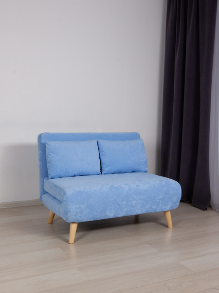 Изображение товара Диван DiArt Элли 1000 (велюр Sensey sky/ножки светлые)