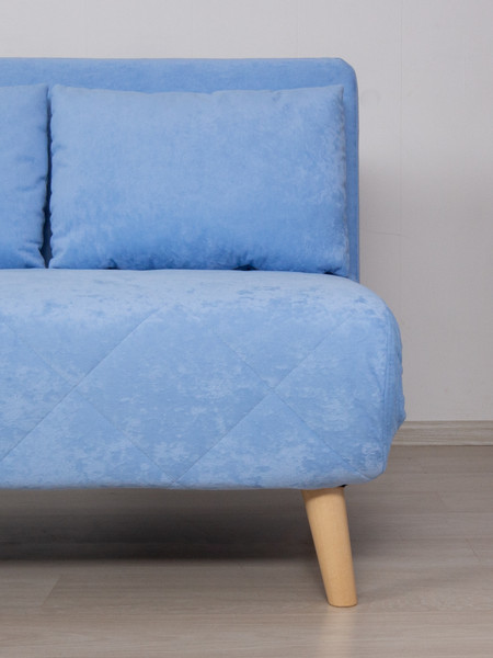 Изображение товара Диван DiArt Элли 1000 (велюр Sensey sky/ножки светлые)