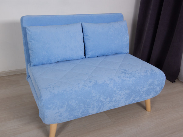 Изображение товара Диван DiArt Элли 1000 (велюр Sensey sky/ножки светлые)