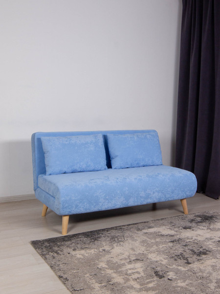 Изображение товара Диван DiArt Элли 1400 (велюр Sensey sky/ножки светлые)