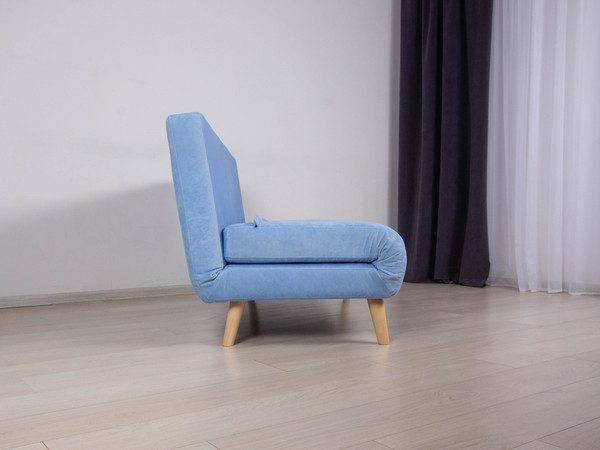 Изображение товара Диван DiArt Элли 1400 (велюр Sensey sky/ножки светлые)