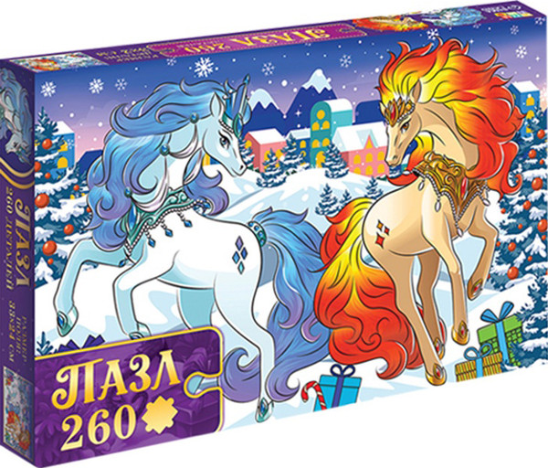 Изображение товара Пазл Puzzle Time Зимние лошадки / 10885668