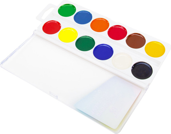 Изображение товара Акварельные краски Brauberg Монстрики / 192641 (12цв)