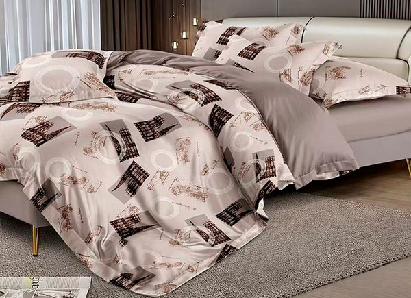 Изображение товара Комплект постельного белья Реноме Евро Оливковая коллекция УУ 2453 (поплин)