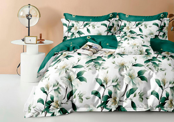 Изображение товара Комплект постельного белья Реноме Евро Оливковая коллекция УУ 3306 (поплин)