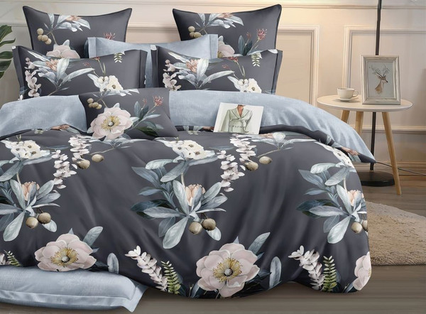 Изображение товара Комплект постельного белья Реноме Евро Оливковая коллекция УУ 7070 (поплин)