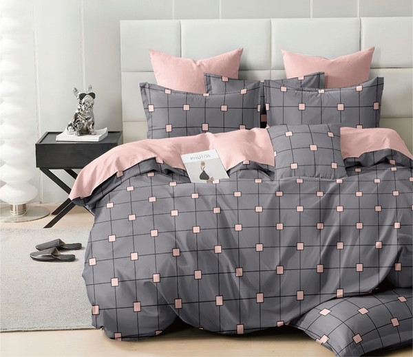 Изображение товара Комплект постельного белья Реноме 1.5сп Оливковая коллекция. Простыня на резинке УУ 4795 (поплин)