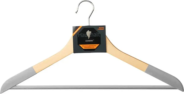 Изображение товара Деревянная вешалка-плечики Leonord 107887 (древесный)