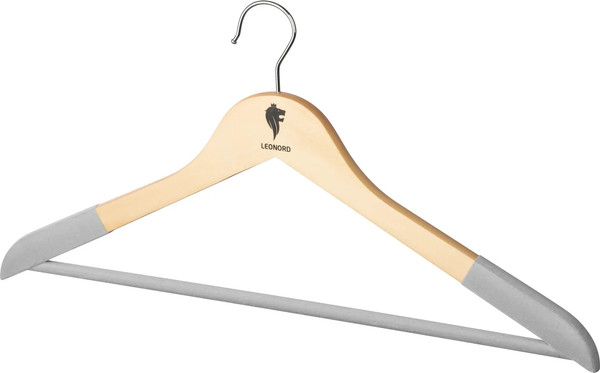 Изображение товара Деревянная вешалка-плечики Leonord 107887 (древесный)