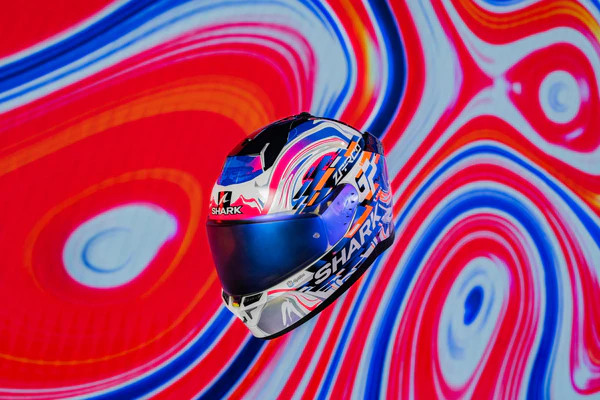 Изображение товара Мотошлем Shark Helmets Skwal i3 Replica Zarco GP DE FCE / HE0850E-WVB-M (M, белый/фиолетовый/синий)