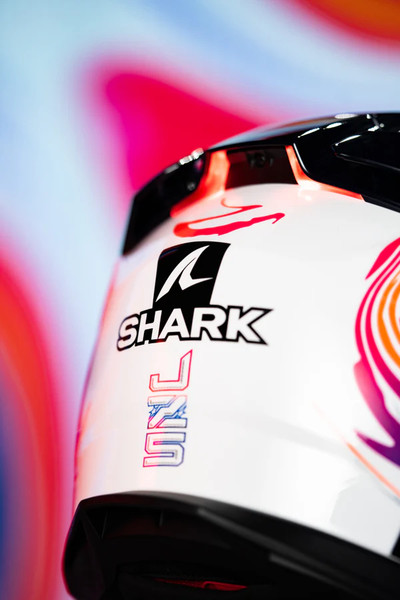 Изображение товара Мотошлем Shark Helmets Skwal i3 Replica Zarco GP DE FCE / HE0850E-WVB-M (M, белый/фиолетовый/синий)
