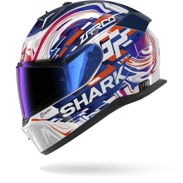 Изображение товара Мотошлем Shark Helmets Skwal i3 Replica Zarco GP DE FCE / HE0850E-WVB-M (M, белый/фиолетовый/синий)