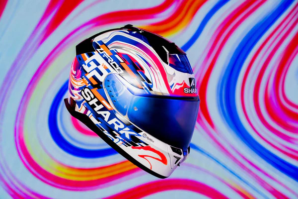 Изображение товара Мотошлем Shark Helmets Skwal i3 Replica Zarco GP DE FCE / HE0850E-WVB-M (M, белый/фиолетовый/синий)