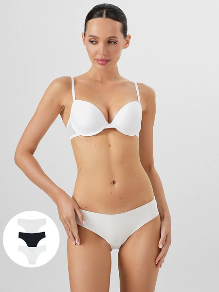 Изображение товара Комплект женских трусов Mark Formelle 412529-3 (р.90, белый-10)