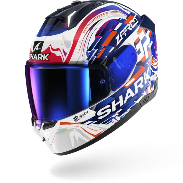 Изображение товара Мотошлем Shark Helmets Skwal i3 Replica Zarco GP DE FCE / HE0850E-WVB-XL (XL, белый/фиолетовый/синий)