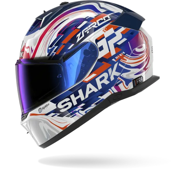 Изображение товара Мотошлем Shark Helmets Skwal i3 Replica Zarco GP DE FCE / HE0850E-WVB-XL (XL, белый/фиолетовый/синий)