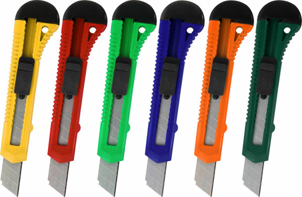 Изображение товара Набор ножей канцелярских Staff Everyday / 238770 (6шт)