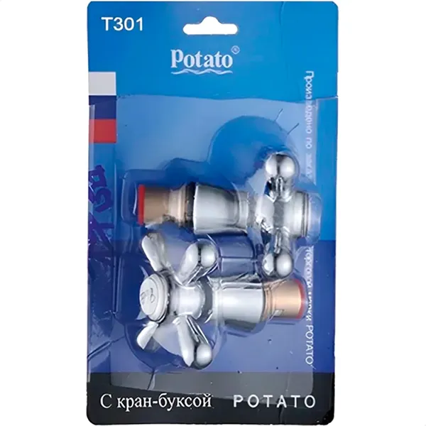 Изображение товара Ручка для смесителя Potato T301 с кран-буксой