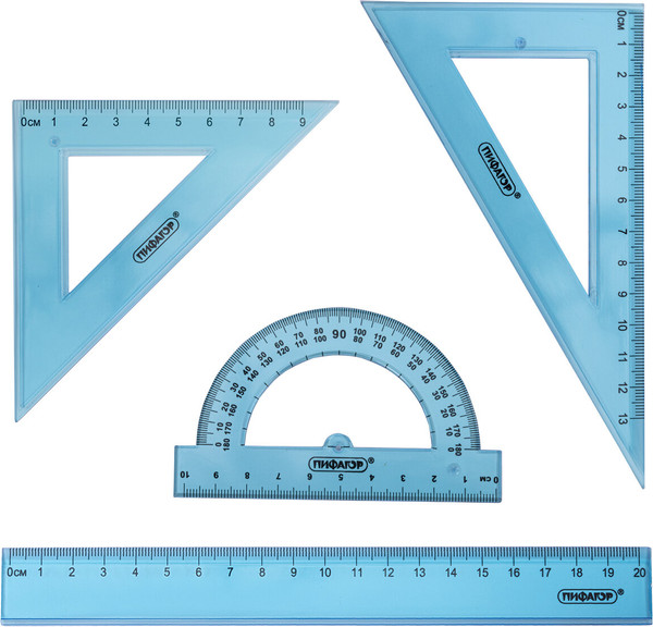 Изображение товара Набор для черчения Пифагор 210854