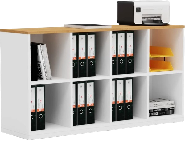 Изображение товара Тумба Crafto Хлоя 02 140x40x75 (белый дуб)