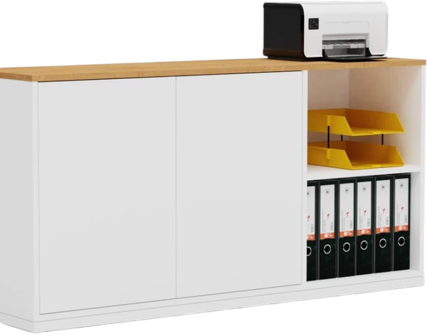 Изображение товара Тумба Crafto Мальта 02 150x40x75 (белый дуб)