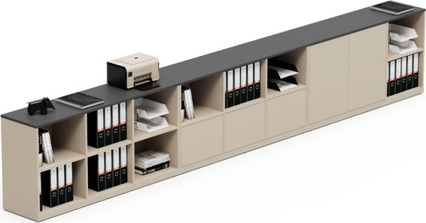 Изображение товара Тумба Crafto Мальта 06 150x40x75 (латте/графит)