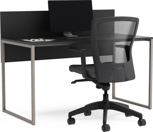 Изображение товара Письменный стол Crafto Тор с экраном 05 138x70x75 (графит латте)