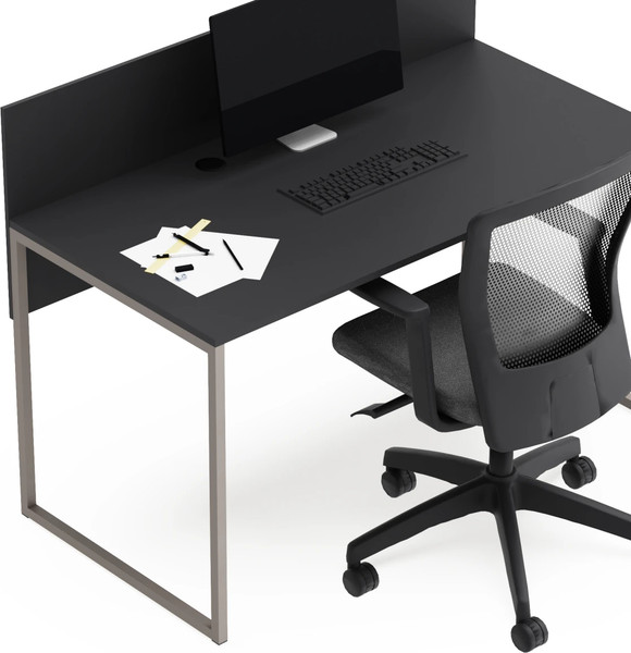 Изображение товара Письменный стол Crafto Тор с экраном 05 138x70x75 (графит латте)