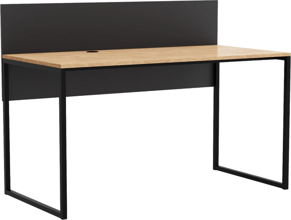 Изображение товара Письменный стол Crafto Тор с экраном 06 138x70x75 (графит дуб)