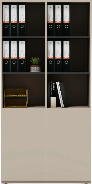 Изображение товара Стеллаж Crafto Сид 05 90x40x181 (латте/графит)