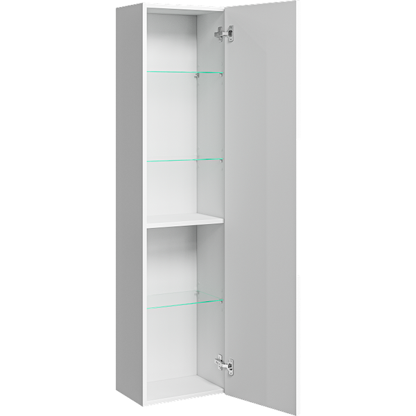 Изображение товара Шкаф-полупенал для ванной Aqwella Vancouver VAN0535 (подвесной, белый)