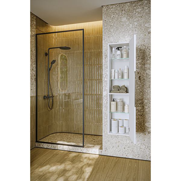 Изображение товара Шкаф-полупенал для ванной Aqwella Vancouver VAN0535 (подвесной, белый)