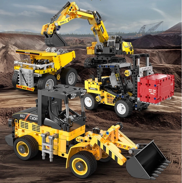 Изображение товара Конструктор CaDa Погрузчик с ковшом C65023W