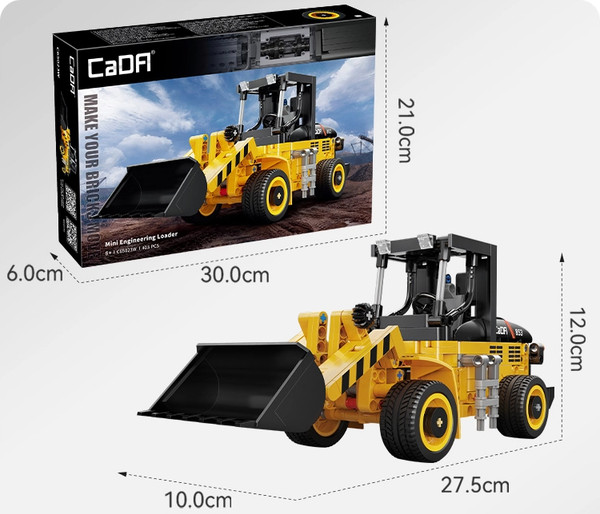 Изображение товара Конструктор CaDa Погрузчик с ковшом C65023W